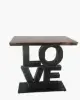 Artikelbild 1 des Artikels “Tisch mit 2 Teilen, der Ständer hat LOVE Design. 120 x 65 x 115cm Höhe “